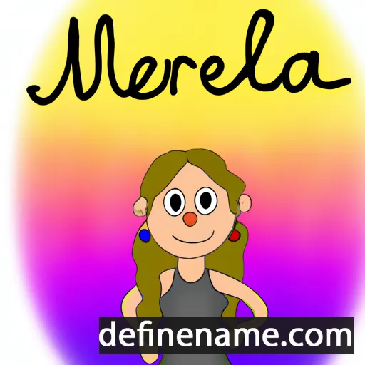 cartoon of the name Marléna