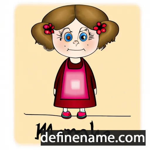 cartoon of the name Marlenka