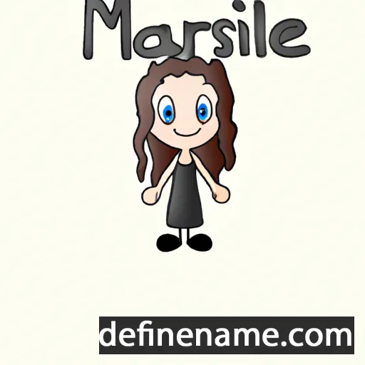 cartoon of the name Marlese