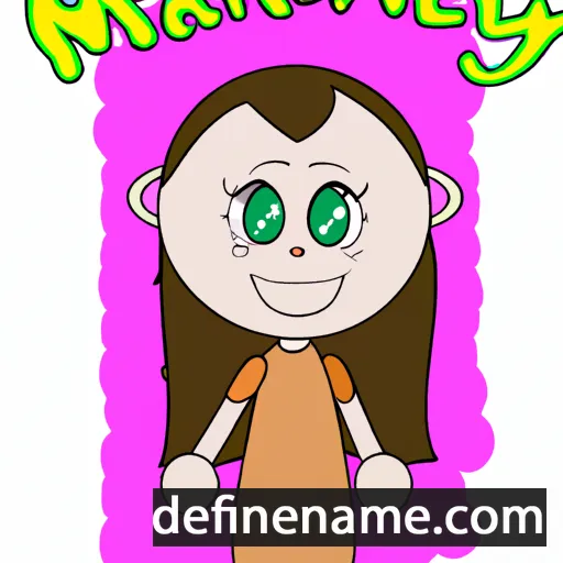 cartoon of the name Marlhy