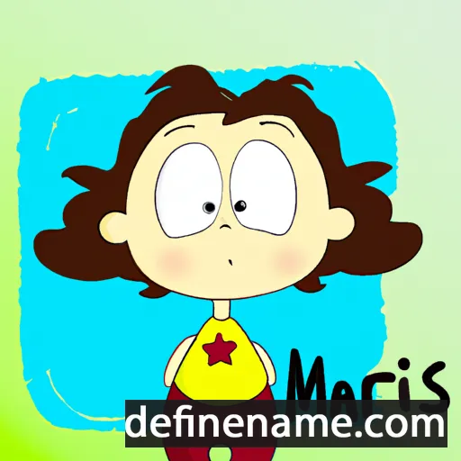 cartoon of the name Marlís