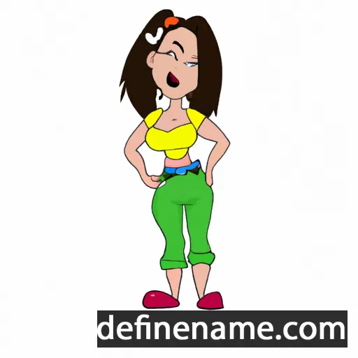 cartoon of the name Marli