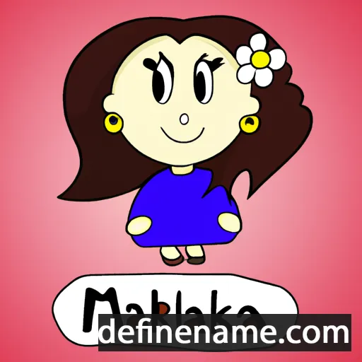 cartoon of the name Marlika