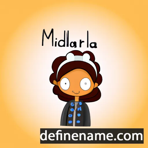 cartoon of the name Marlinda