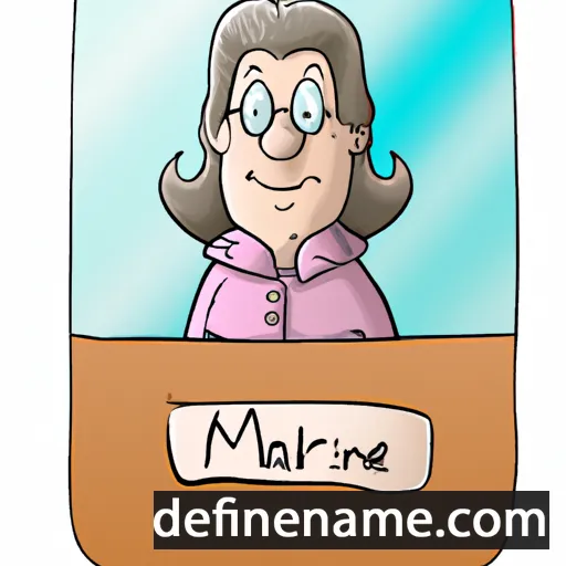 cartoon of the name Marlinde