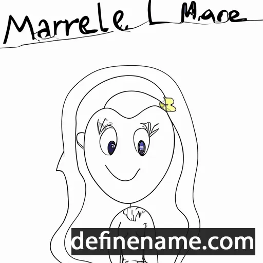 cartoon of the name Marline