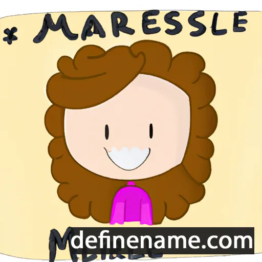 cartoon of the name Marlise