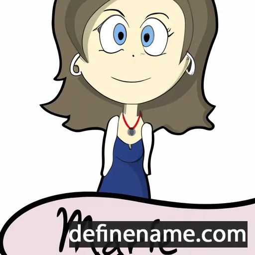 cartoon of the name Marlize