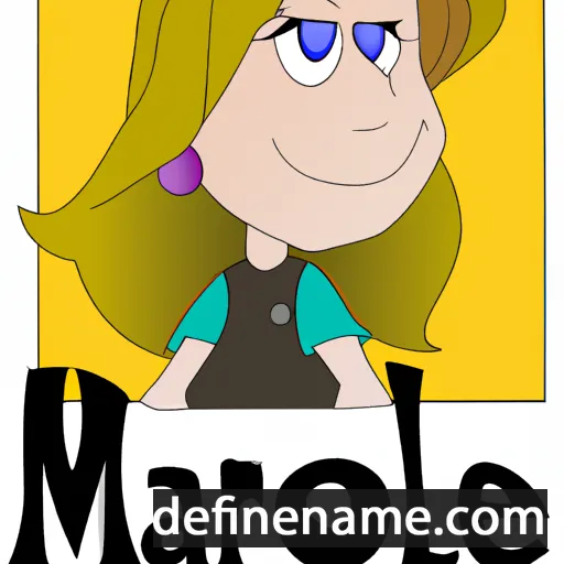 cartoon of the name Marloe