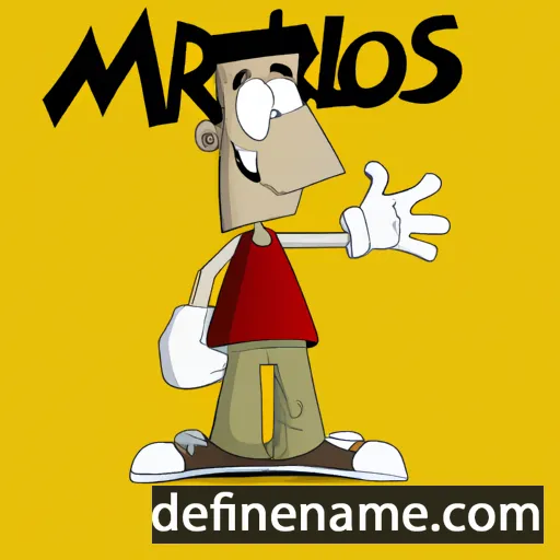 cartoon of the name Marlos