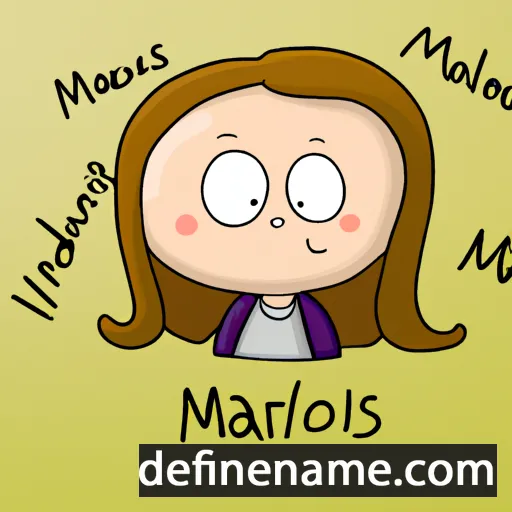 cartoon of the name Marlous