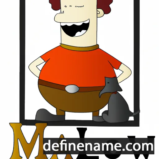 cartoon of the name Marlow