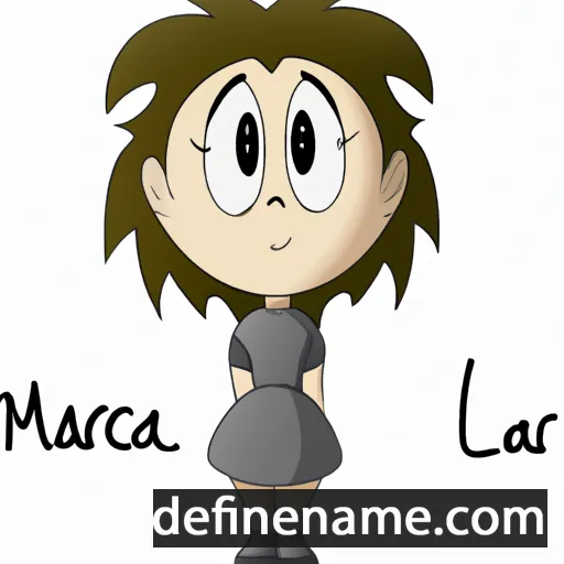 Marlucia cartoon