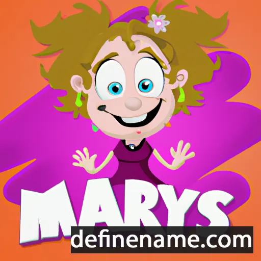 cartoon of the name Marlys