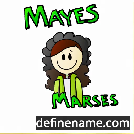 cartoon of the name Marlysse