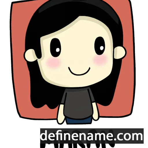 cartoon of the name Marn