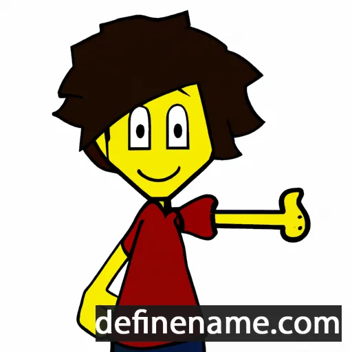 cartoon of the name Marnin