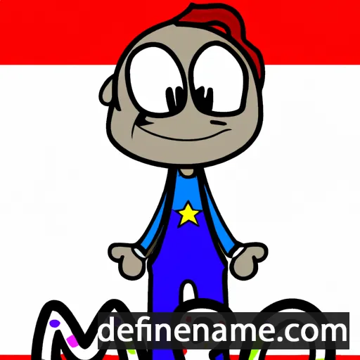 cartoon of the name Maro