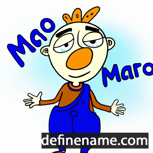 Maroš cartoon