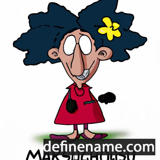 cartoon of the name Marouscha