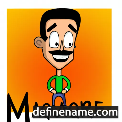 cartoon of the name Marquez