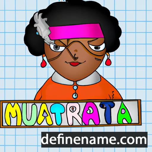 cartoon of the name Marquitta