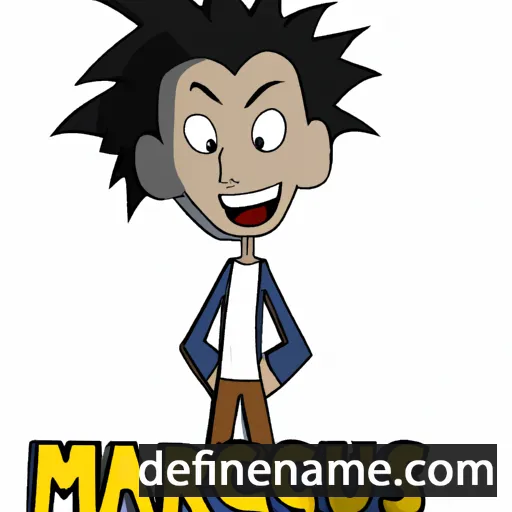 cartoon of the name Marqus