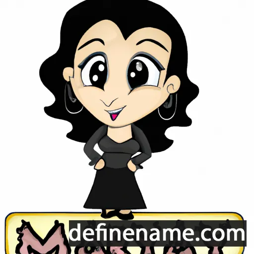 cartoon of the name Marriya