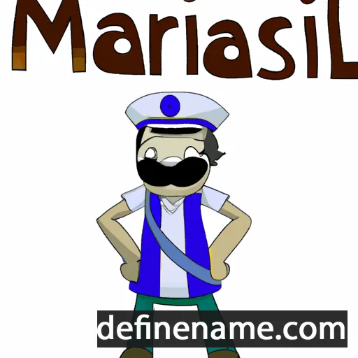 cartoon of the name Marsail