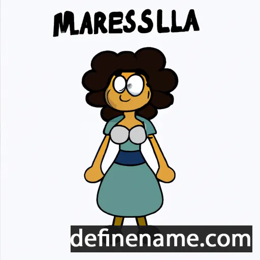 cartoon of the name Marselia