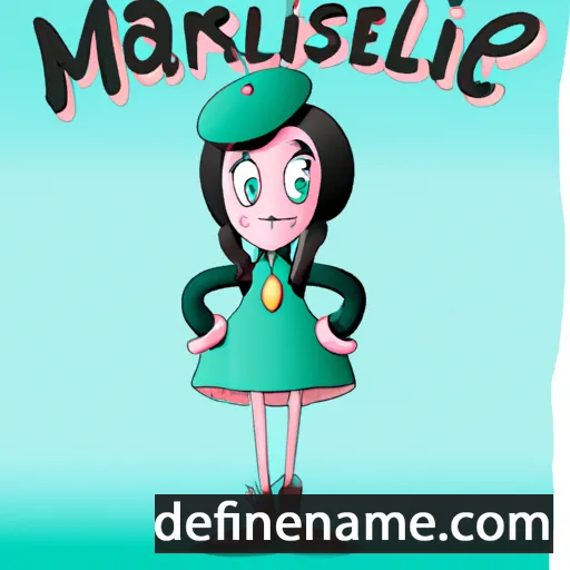 cartoon of the name Marseline