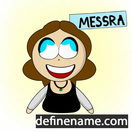 cartoon of the name Marsena