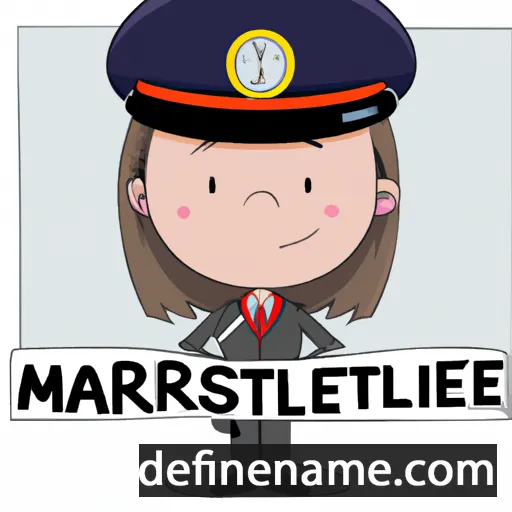 cartoon of the name Marshalette