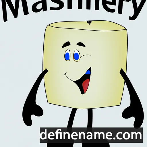 cartoon of the name Marshey