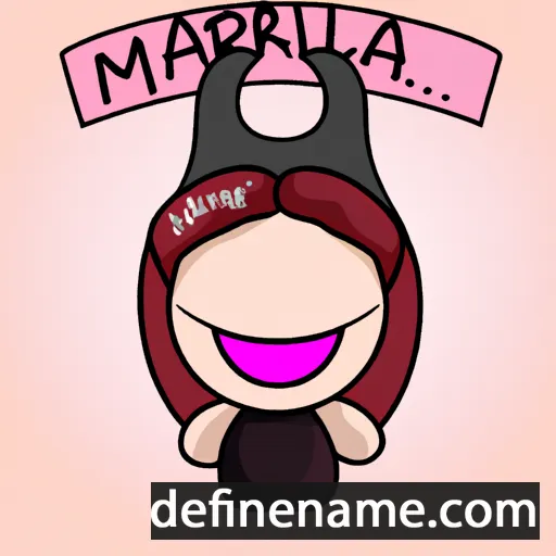 cartoon of the name Marsília