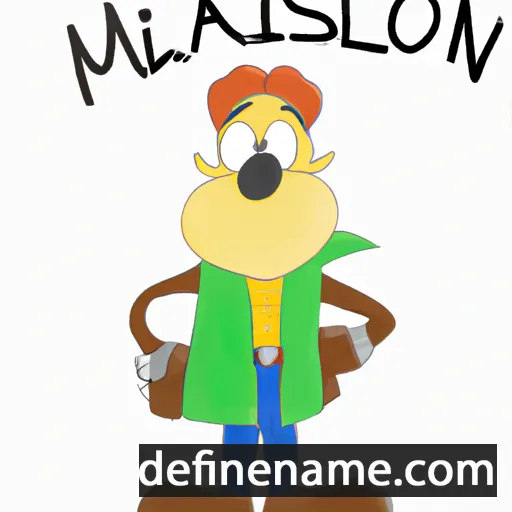 cartoon of the name Marsilion