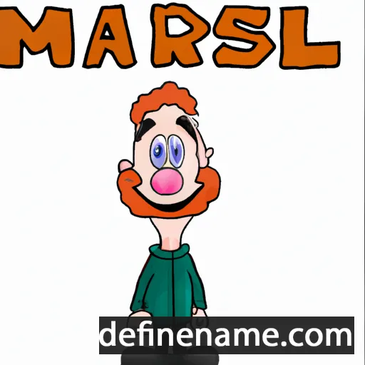 cartoon of the name Marsle