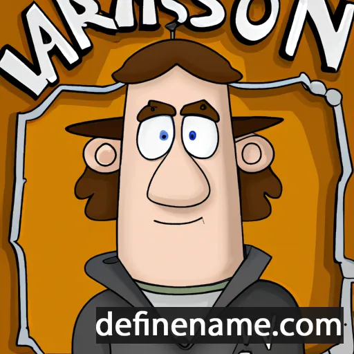 cartoon of the name Marston