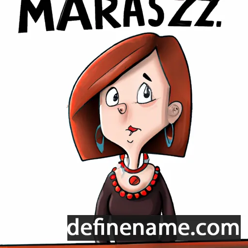 cartoon of the name Marsza