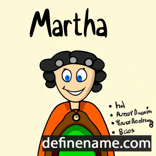 Marthia cartoon