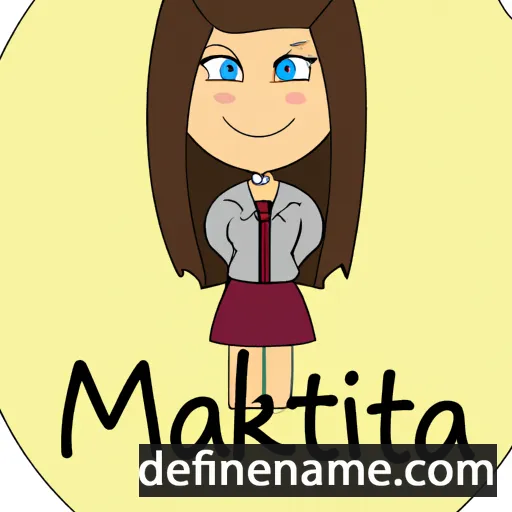 cartoon of the name Martika