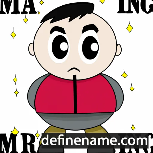 cartoon of the name Martiño