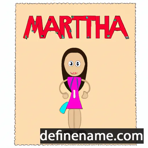 cartoon of the name Martinha