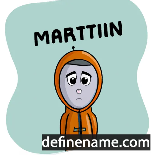 cartoon of the name Martinian