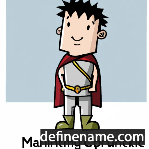 cartoon of the name Martinianus