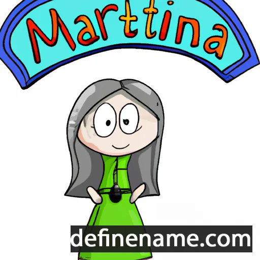 cartoon of the name Martinita