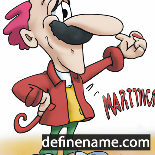 cartoon of the name Martinuccio