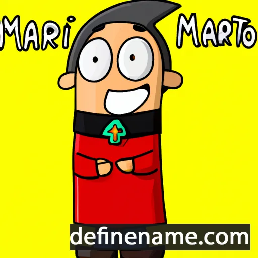 cartoon of the name Martirio