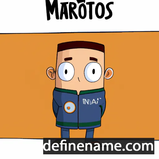 cartoon of the name Martiros