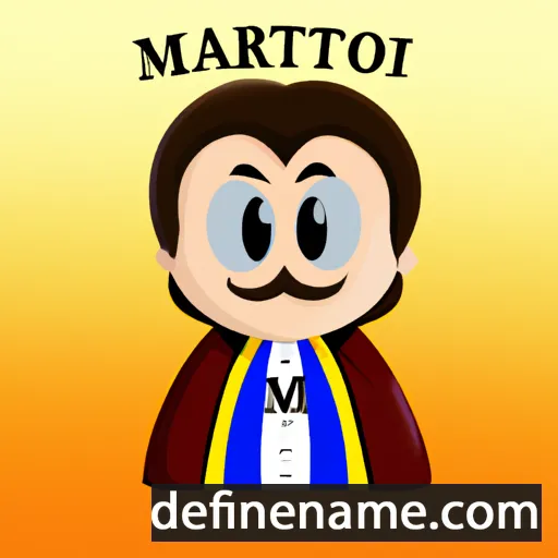 cartoon of the name Martòri